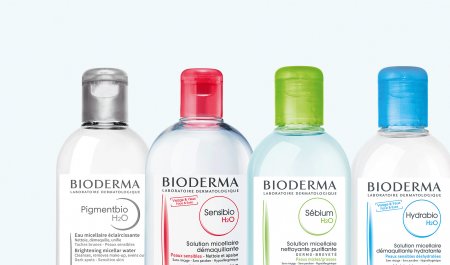 H2O micellar water bottles